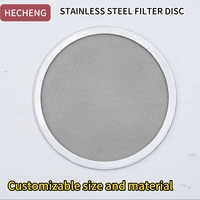 5 10 15 20cm 1-100 Mesh 304 316 Saringan Logam Stainless Steel Plan Wire Mesh Filter Screen Disc