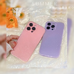 Ragazze lucente colorato e luminoso scintillante per <span class=keywords><strong>iPhone</strong></span> 13 14 15 16 Pro Max 17 Air Case <span class=keywords><strong>Cover</strong></span> <span class=keywords><strong>arancione</strong></span> del cellulare involucro con Glitter - Product Image 4