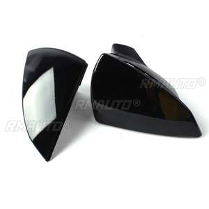 Coques de rétroviseurs latéraux de voiture aspect carbone/noir, 2 pièces, pour LEON MK3 5F ST FR Cupra 13-20, pour Ibiza MK5, pour Arona 17-18 - Product Image 1