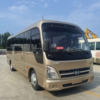 Mini-bus de luxe confortable à 29 places, moteur diesel D4GA, transmission manuelle, bus Coaster d'occasion