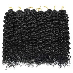8 paquets d'extensions de cheveux bouclés à ondulations profondes, ondulations aquatiques, <span class=keywords><strong>GoGo</strong></span> Curl, pour tressage au crochet, double trame machine - Product Image 2