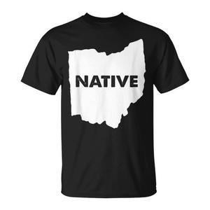 T-shirt con contorno del logo Native Ohio State Pride - Product Image 1