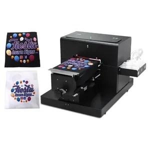 Colorsun Cheapest A4 DTG printer T-shirt printing machine with RIP software free