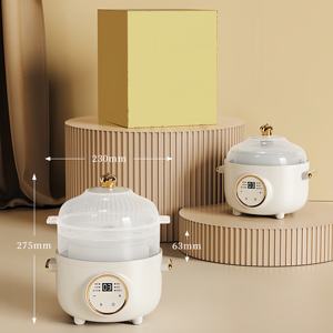 Cuiseurs en céramique ménagers Ceram Health 1,5 L Mini <span class=keywords><strong>mijoteuse</strong></span> Nid d'oiseau Soupe <span class=keywords><strong>Mijoteuse</strong></span> électrique - Product Image 3