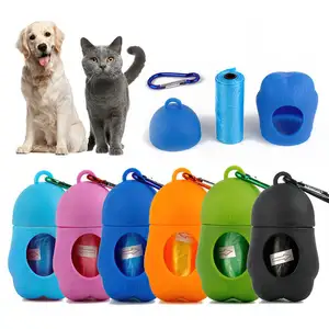 New design Pet Bags Cat Cleaning Suppliers Portable Cute Trash Waste Garbage Holder Dog Poop Bag Dispenser