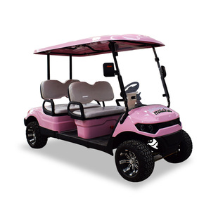 Voiturette de golf électrique à grande vitesse 4 places homologuée <span class=keywords><strong>DOT</strong></span>, homologuée pour la route, avec batterie au lithium, véhicule électrique pour adultes - Product Image 1