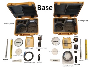 อุปกรณ์สำรวจที่ดิน GNSS RTK V200ตรวจวัดความเร็วสูง - Product Image 1