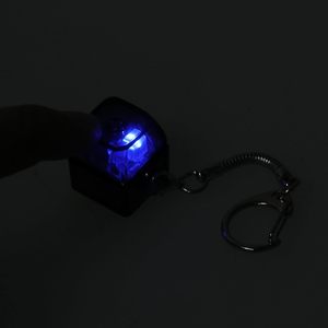 Xda Keycap pha lê push-nút thần tài đồ chơi hình chữ nhật cơ khí Móc khóa móc chìa khóa đồ chơi căng thẳng cứu trợ thiết bị chuyển mạch Tester Mặt dây chuyền - Product Image 6