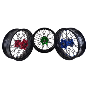 Roues Supermotard <span class=keywords><strong>WR</strong></span> 450F <span class=keywords><strong>2005</strong></span> Enduro 36 rayons, jante en alliage d'aluminium universelle colorée - Product Image 3