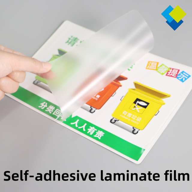 Clear Self Adhesive Cold Laminating Film Gloss & Matte Finish No Machine Needed Waterproof Cold Laminate Sheets for Photos