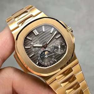 Reloj Mecánico Automático de Fase Lunar al por Mayor con Esfera Texturizada, Indicador de Reserva de Marcha y Brazalete Integrado para Negocios - Product Image 2