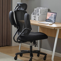 Chaise de bureau ergonomique moderne avec accoudoirs relevables, résistante, en maille, capacité 500 lb, livraison gratuite depuis l'entrepôt américain