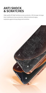 MIPOW Protection d'écran en verre trempé de qualité supérieure AAA 9H anti-statique, anti-reflet, EDS anti-espion pour 16/15/14/17 - Product Image 6