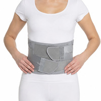 Ceinture lombaire unisexe robuste à double sangle réglable pour soulager les douleurs dorsales, avec ajustement multi-niveaux