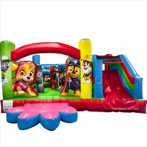 Toboggans gonflables de haute qualité pour enfants sautant des châteaux à vendre Maison de rebond Château <span class=keywords><strong>gonflable</strong></span> commercial Chien Maison pleine d'entrain - Product Image 1
