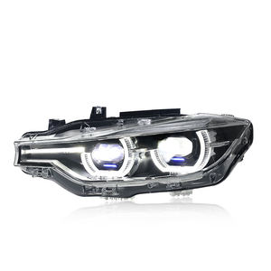 Phare de voiture pour <span class=keywords><strong>BMW</strong></span> Série 3 F30 2013-2018 F35, projecteur DRL, lentille de projecteur, clignotant LED dynamique, 12V 6000K, neuf - Product Image 4