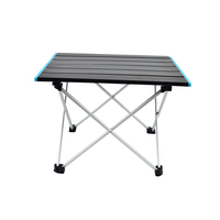 Table de pique-nique pliable légère et durable en aluminium réglable pour le camping et les loisirs en plein air