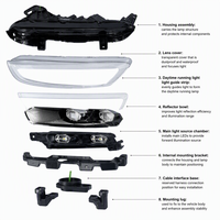 Pour AITO M5 2023-2025, phare LED, système d'éclairage automatique, accessoires automobiles