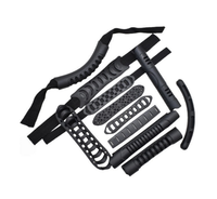 Poignée en sangle PVC pour sacs et sacs à main, antidérapante, ergonomique, enveloppante, accessoire de poignée de sac, bagages, porte-documents