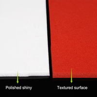 Feuille de mousse de silicone rouge texturée en tissu, épaisseur 1 mm, personnalisable, avec propriétés d'amortissement des vibrations