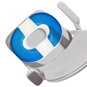 เบาะรองนั่งในรถยนต์แบบพับได้ พร้อมเจลเย็นบรรเทาอาการปวดเมื่อยจากการนั่งนาน เบาะรองนั่งสำนักงานกันน้ำ ฟังก์ชั่นนวด เบาะรองนั่งทรงไข่ - Product Image 5