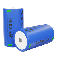 GREATPOWER D6000 R20 D 6000mAh Ni-MH 1.2V Baterai Isi Ulang 1000 Siklus untuk Elektronik Konsumen, Peralatan Listrik, Mainan, Rumah Tangga