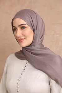 2026 उच्च गुणवत्ता वाली बुने हिजाब मोडल प्रिंट इस्लाम मुस्लिम महिलाओं के लिए हल्के वजन का शॉल और हल्के वजन वाला शॉल - Product Image 4