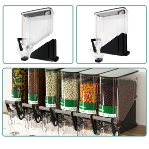 Contenedor de Frutos Secos para Tiendas de Alimentos, Dispensador Comercial de Alimentos, Contenedores de Acrílico Transparente para Alimentos a Granel, <span class=keywords><strong>Estante</strong></span> Resistente con Sistema de Alimentación por Gravedad - Product Image 3