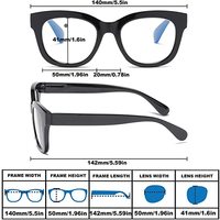 Lunettes de lecture à verres élégants, verres anti-lumière bleue, surdimensionnés, pour dames, lecteur de Style rétro avec charnières à ressort