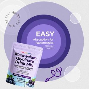 Minuman Bubuk Penenang Label Pribadi, Mendukung Pengurangan Kortisol, Bantu Tidur, Relaksasi, Fokus, Kesehatan Imun & Otak, Suplemen Minuman - Product Image 6