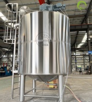 Cuve de mélange en acier inoxydable de 5000 L avec agitateur pour l'industrie alimentaire, des boissons et chimique |   Certifié CE |   Conception personnalisable