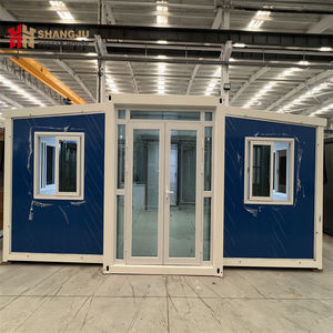 Küçük alanlar veya dış mekan kullanımı için hasır sepet ile kediler ve köpekler için küçük katlanabilir ahşap ev kiti - Product Image 1