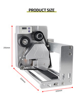 Machine de codage automatique intelligente 241G, imprimante à transfert thermique électrique pour le marquage de la date sur le plastique et le papier, facile à utiliser