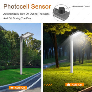 BBIER le plus populaire maison jardin LED réverbère nouveau jardin rural parc puissance 200W LED réverbère - Product Image 4