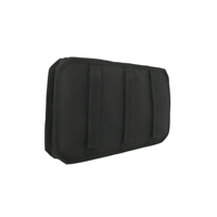 Organisateur de pare-soleil de voiture tactique Molle avec pochette de rangement zippée et pince à lunettes, panneau Molle compatible avec la plupart des véhicules/camions