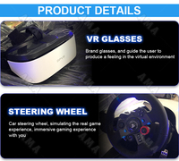 Simulateur de course VR 9D AMA, machine de jeu d'arcade de réalité virtuelle pour parc d'attractions, centre commercial