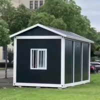 Nouvelle Maison Conteneur Démontable Moderne Préfabriquée avec Isolation, Structure à Toit en Pente pour Bureau, Atelier, Cuisine