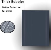 Enveloppes d'expédition express noires GTU auto-adhésives, imperméables, écologiques, recyclables, en kraft, avec bulles, résistantes aux chocs, réutilisables, 4