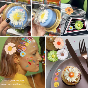 Wholesale High-quality Aromatherapy Candle Flower Plaster <b>Mold</b> Daisy Flower Candle Silicone <b>Mold</b> - Product Image 6