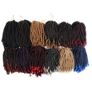 Bomba Spring-extensiones de cabello trenzado, herramienta de cabello rizado corto, de pasión pretorcida, trenzas de ganchillo, venta al por mayor - Product Image 4