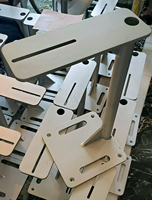 Structure en aluminium pour éclairage de scène DJ, avec angle de rotation large, design flamme et support inversé pour projecteurs mobiles