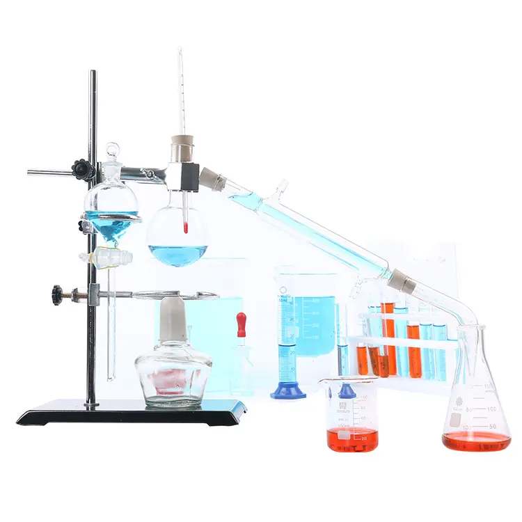 Maihun kit educacional de alta qualidade, conjunto de vidro de laboratório para ciências personalizadas, conjunto de química