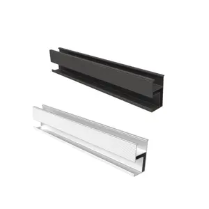 Custom Low Price Aluminum Solar Roof Mounting Rails Ground Mounting Rails With Easy Installation