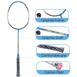 Vợt cầu lông YODIMAN sợi carbon graphite dệt, tay cầm PU, chất lượng cao, bền, nhẹ, hiệu suất cao, dùng để tập luyện - Product Image 3