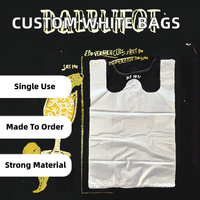 Sac fourre-tout plat recyclable imprimé en héliogravure pour vêtements, accessoires, cadeaux et shopping, avec motif, vente en gros