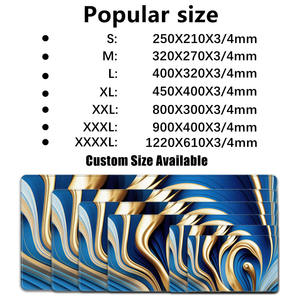 Tapis de <span class=keywords><strong>souris</strong></span> de jeu en marbre texturé 900x400x4mm, tapis de bureau pour <span class=keywords><strong>clavier</strong></span>, imperméable, grand, bords cousus, matériau en caoutchouc durable, en stock - Product Image 6