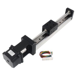 Hanpose 57 Motor 23HS4128 Carrera efectiva 600mm HPV5 V-groove Modelo lineal Carril de guía de movimiento Mesa de fresadora Cnc - Product Image 1