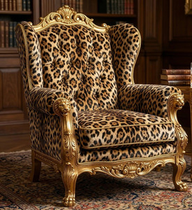 Tissu d'ameublement imprimé léopard au mètre pour canapé, chaise, coussin, meubles, décoration intérieure, textile d'intérieur de luxe - Product Image 1