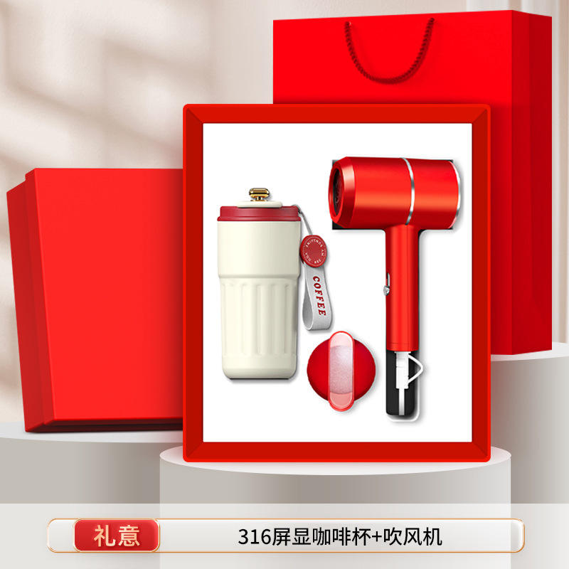 316 ไดร์เป่าผมทรงแก้วกาแฟ - สีแดง