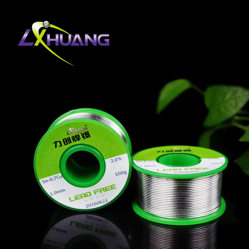 Factory supply small packing 99.9% tin lead free flux core pure tin wire for welding inductance